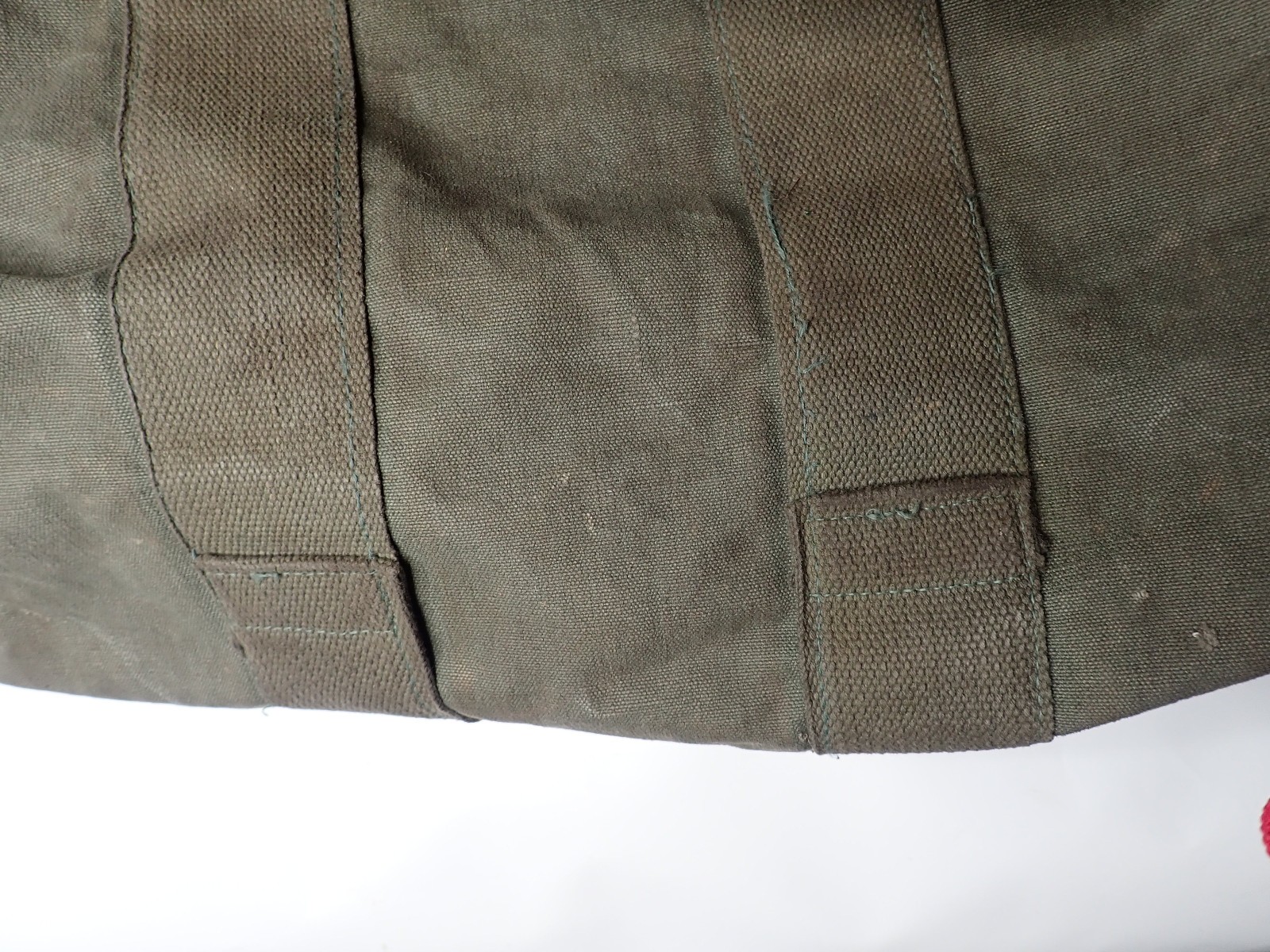 1989 US Military Sea Bag Duffel Desert Storm Era OD Green Large Gear Go Bag