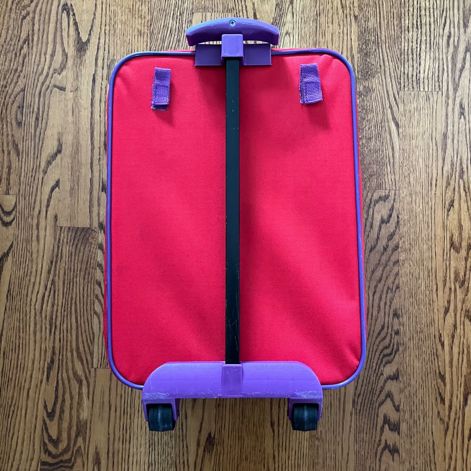 BARBIE Rolling Suitcase Travel Luggage Red Mattel Calego 16×12 Vintage 2003 RARE