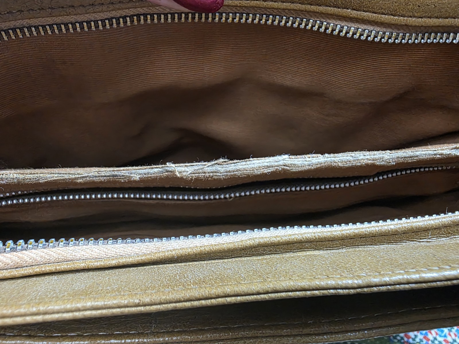 Vintage Brown Leather Briefcase 14 ×10 Needs Conditioned Adjustable Handles