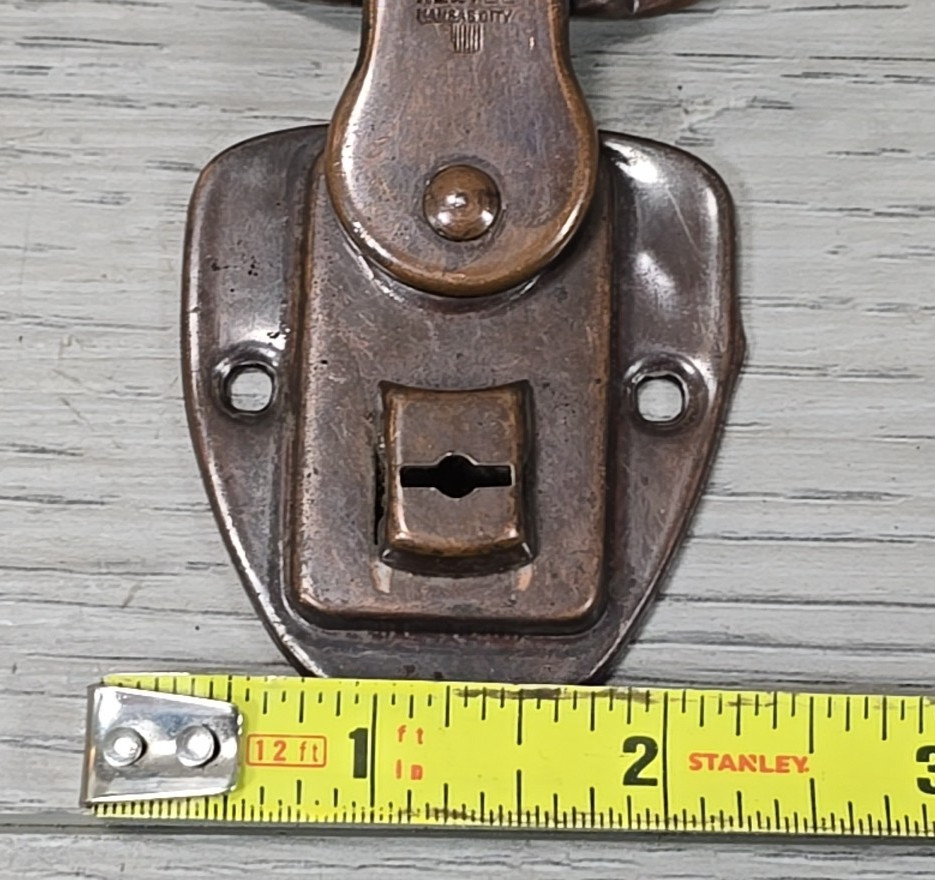 Vintage Neevel Kansas City Trunk Latch Suitcase Train Case Catch Lock – No Key