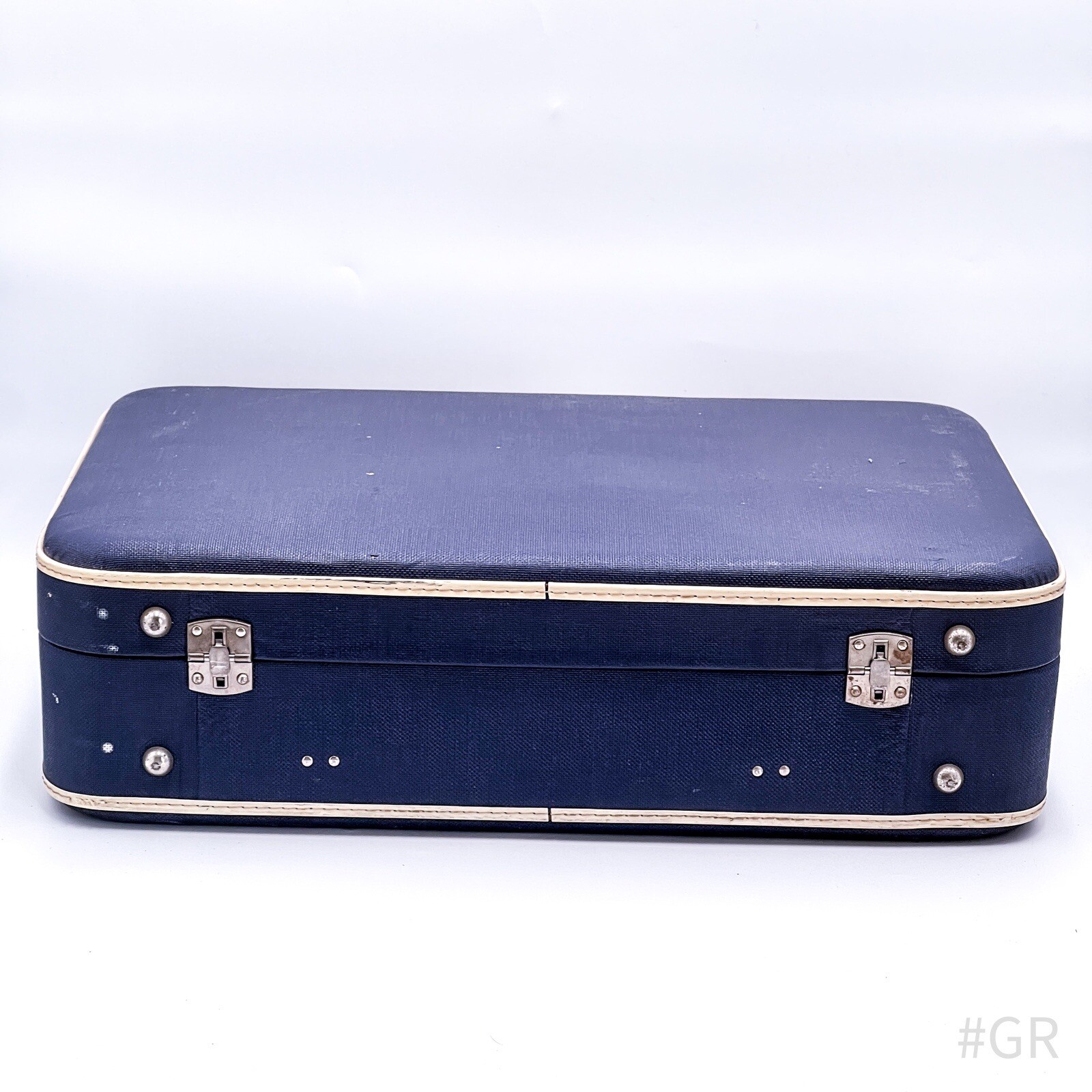 Vintage Goldpfeil Travel Suitcase 40s 50s Made in Germany | Blue