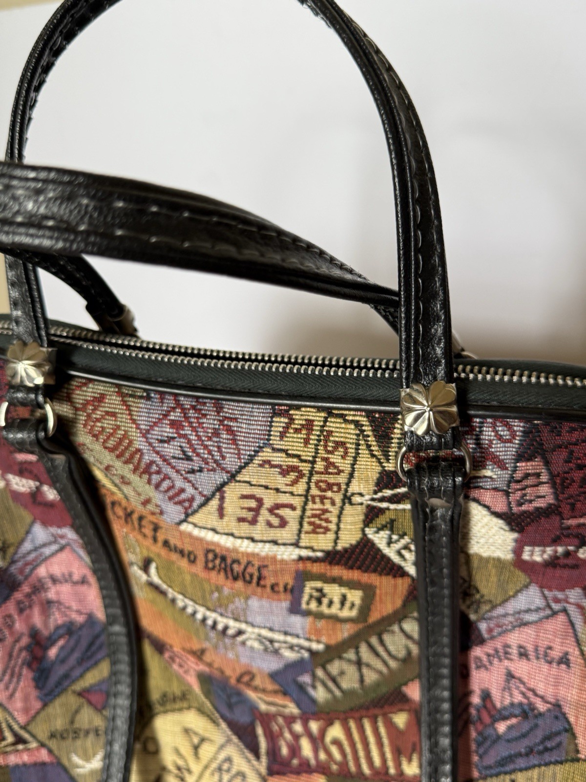 1960s Vintage World Traveler Weekend Bag, TWA Travel Bag