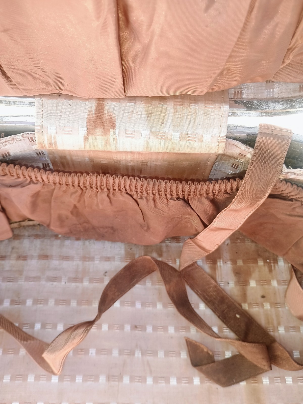 Vintage Samsonite Train Case Hat Box Style – Brown Faux Alligator Skin