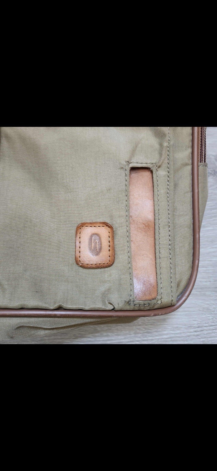 Vintage Hartmann Tan Canvas & Leather Carry-On /Garment Travel Bag – Classic USA