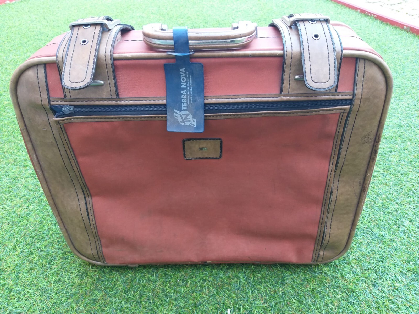 FRANCOR PORTUGUESE Vintage HAND Bag Travel Suitcase Luggage baggage 20X16″