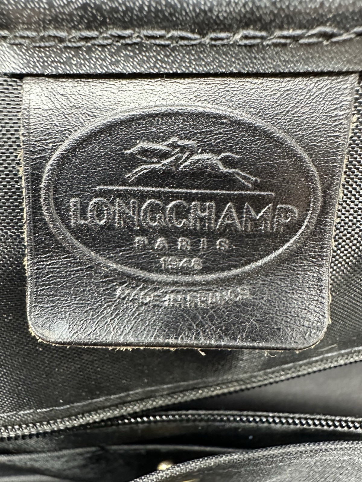 Longchamp Leather Bag Briefcase Style 10”x14”x4”
