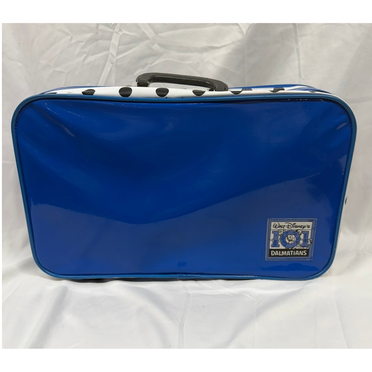 Vintage 90’s Walt Disney’s 101 Dalmatians Kids Vinyl Graphi Puppy Print Suitcase