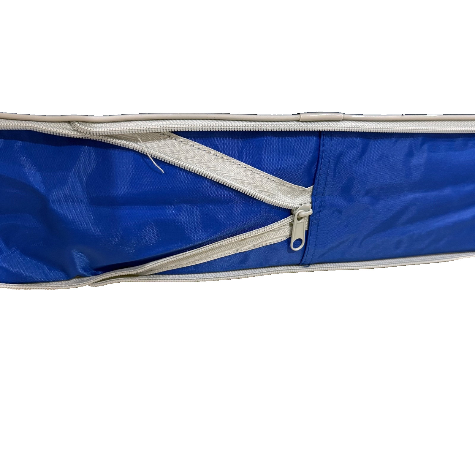 American Express Vintage Expandable Duffle/Gym Bag/Handles/Shoulder Strap Blue