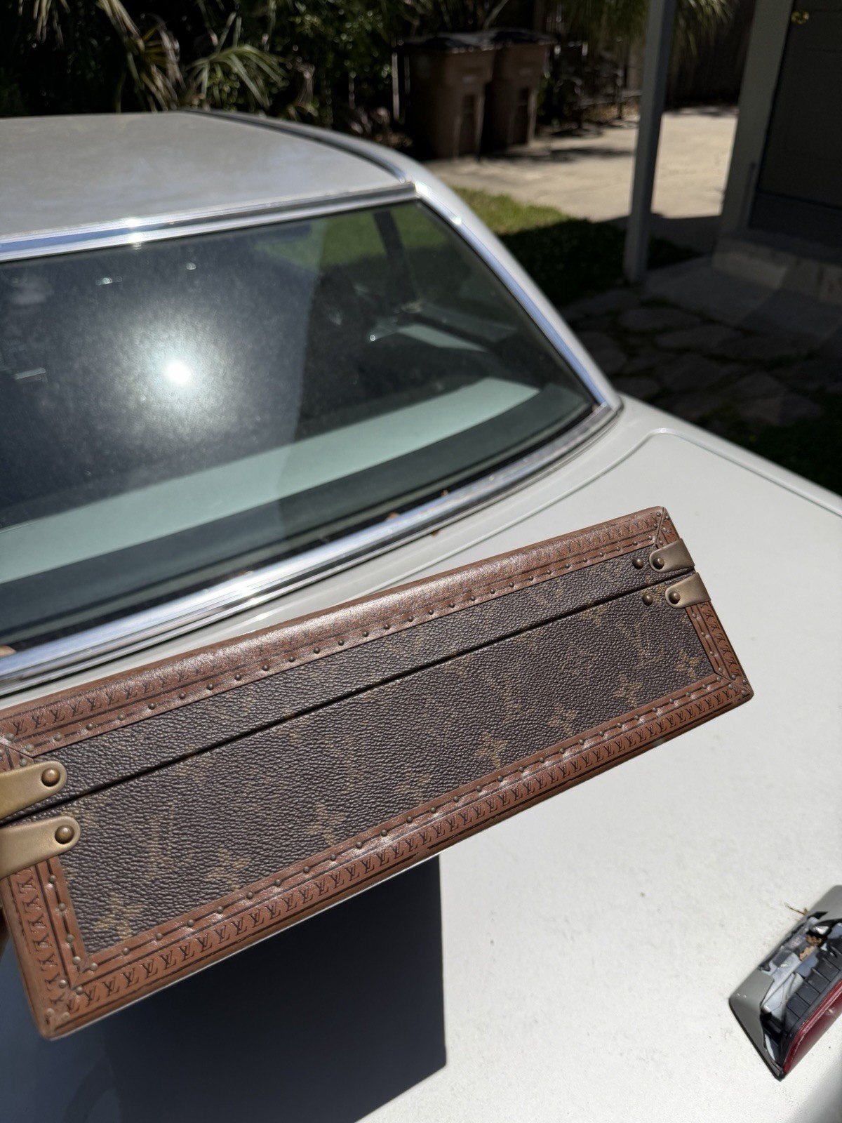 Louis Vuitton President Trunk M53012 Monogram Hard Case Briefcase Vintage LV