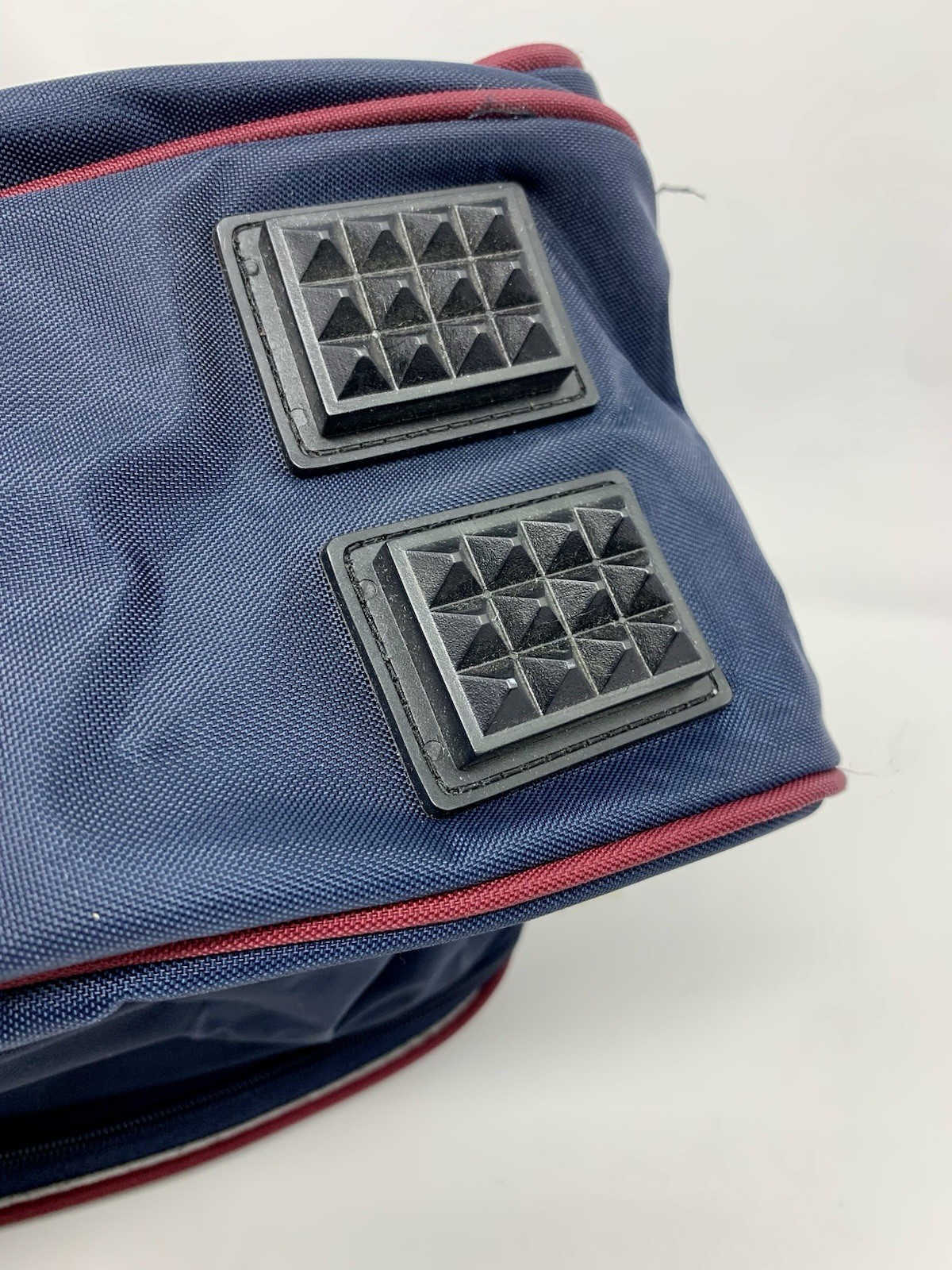 Vtg American Tourister Nylon Navy Blue Carry-On Messenger Shoulder Bag, Studio 2