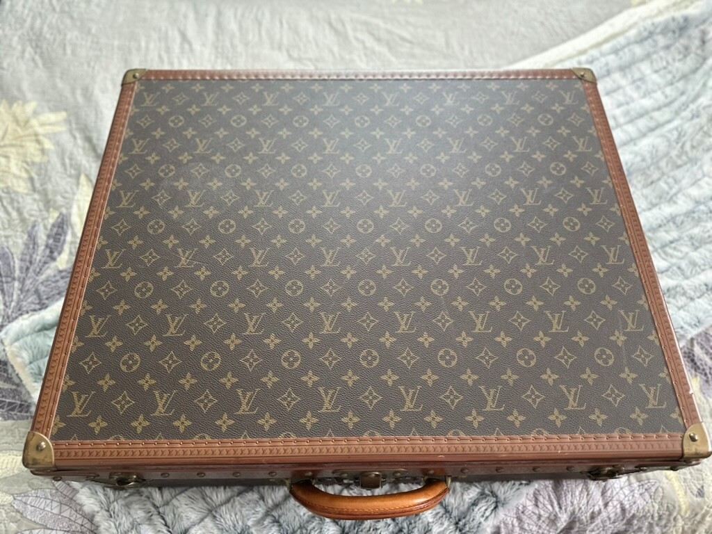 Vintage Louis Vuitton Limited Alzer 65 Vintage Monogram Trunk. Made in France