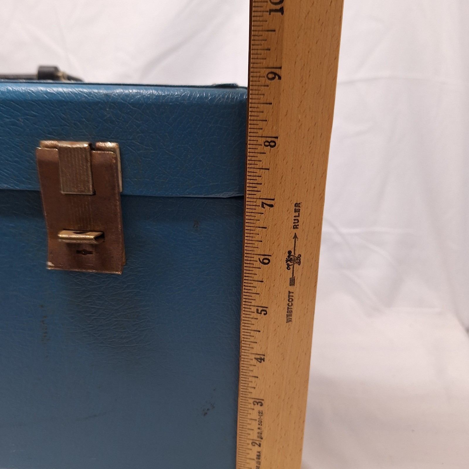 Vintage 1950s Weirton Beauty Academy Capital City Beauty College tools hard case