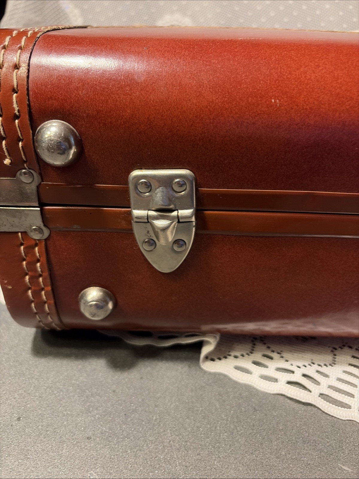 Vintage Carry-On Over Nighter Suitcase World Travel Stickers Retirement Party
