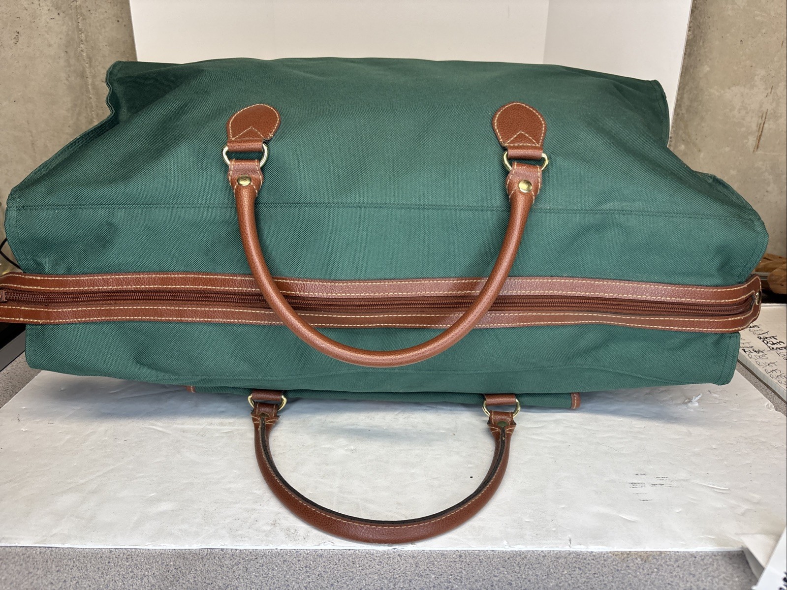 Ralph Lauren Canvas Duffle Bag Luggage No Shoulder Strap 22″x10″x10″