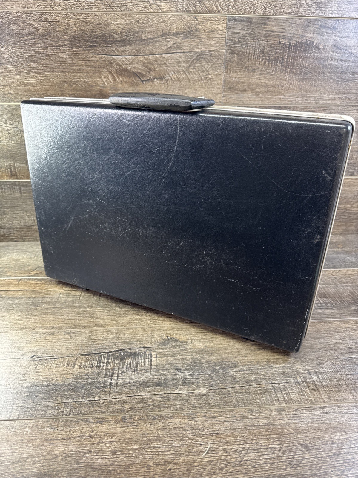 Vintage Samsonite Briefcase Hard Dark Gray Classic Business Case w/ Keys