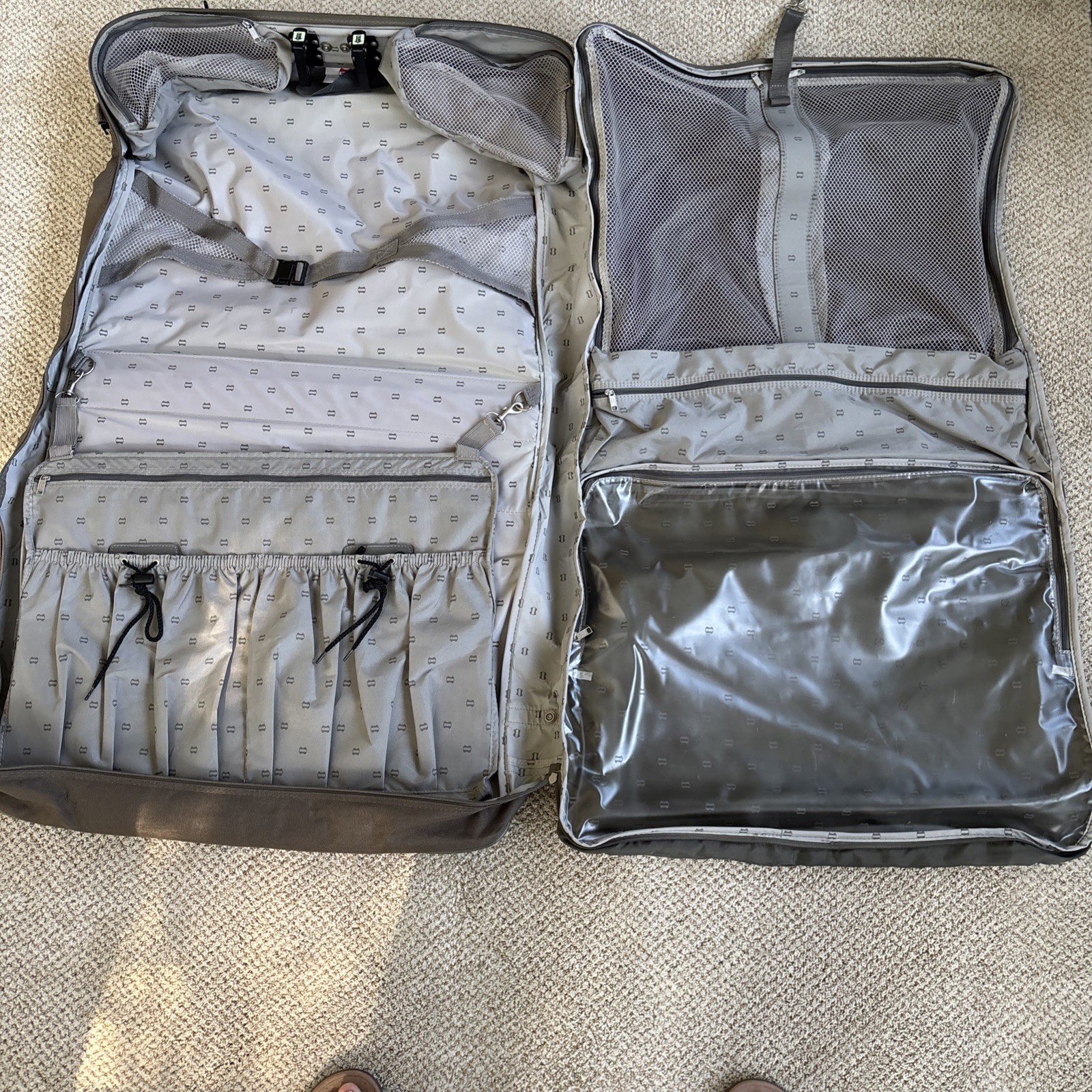 Vintage American Tourister Folding Luggage Garment Bag Has Shoulder Strap