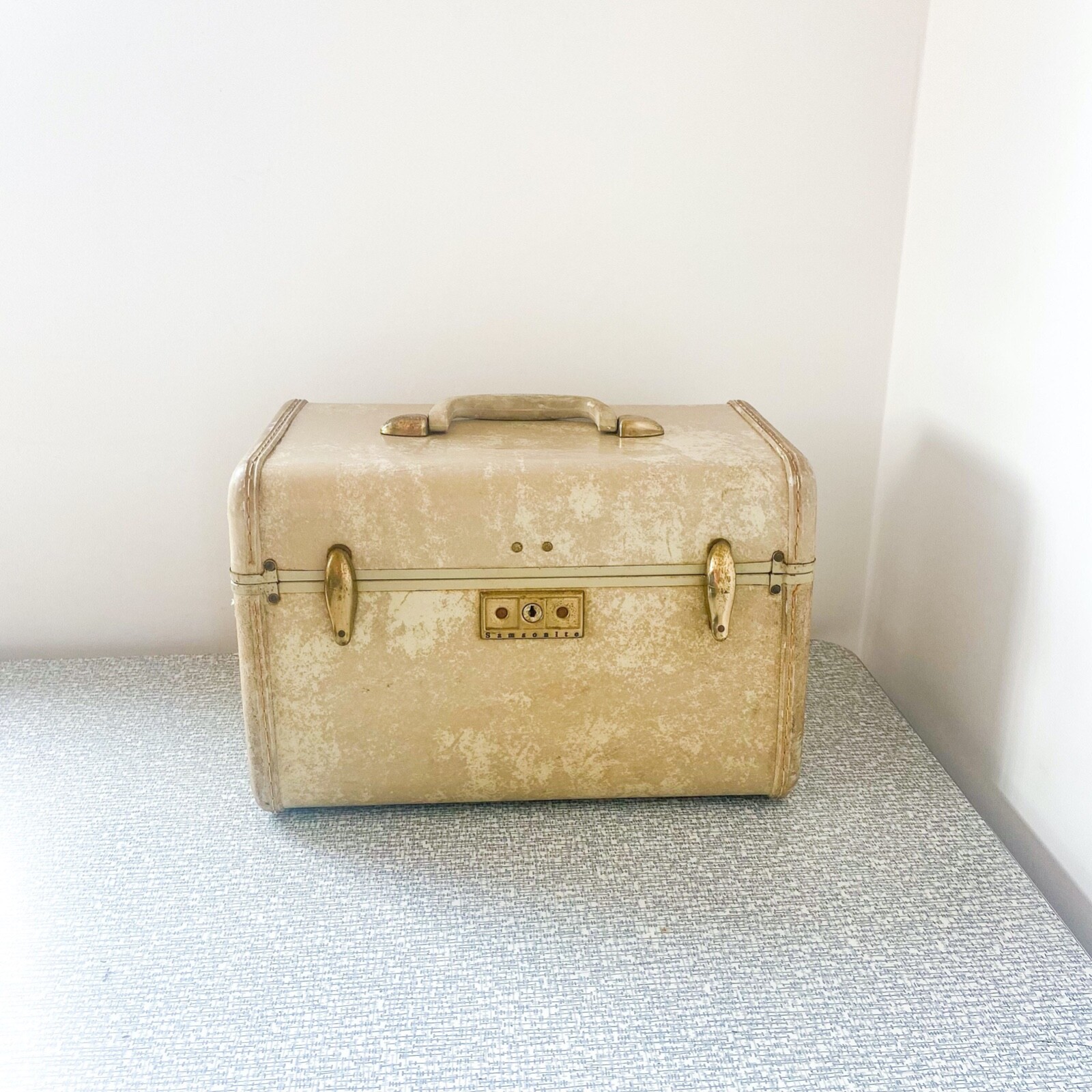 Vintage Train Case, Samsonite, vintage Luggage, Vintage Samsonite, Accessory Cas