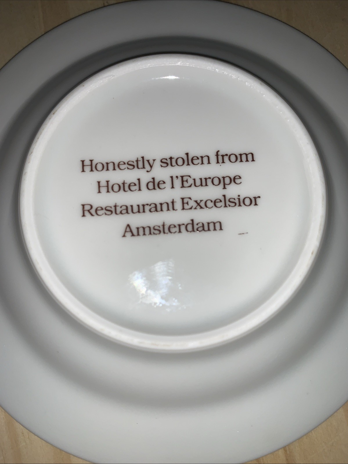 Vintage Hotel Ashtrays And Accessory Plates: Paris, Amsterdam And Birmingham