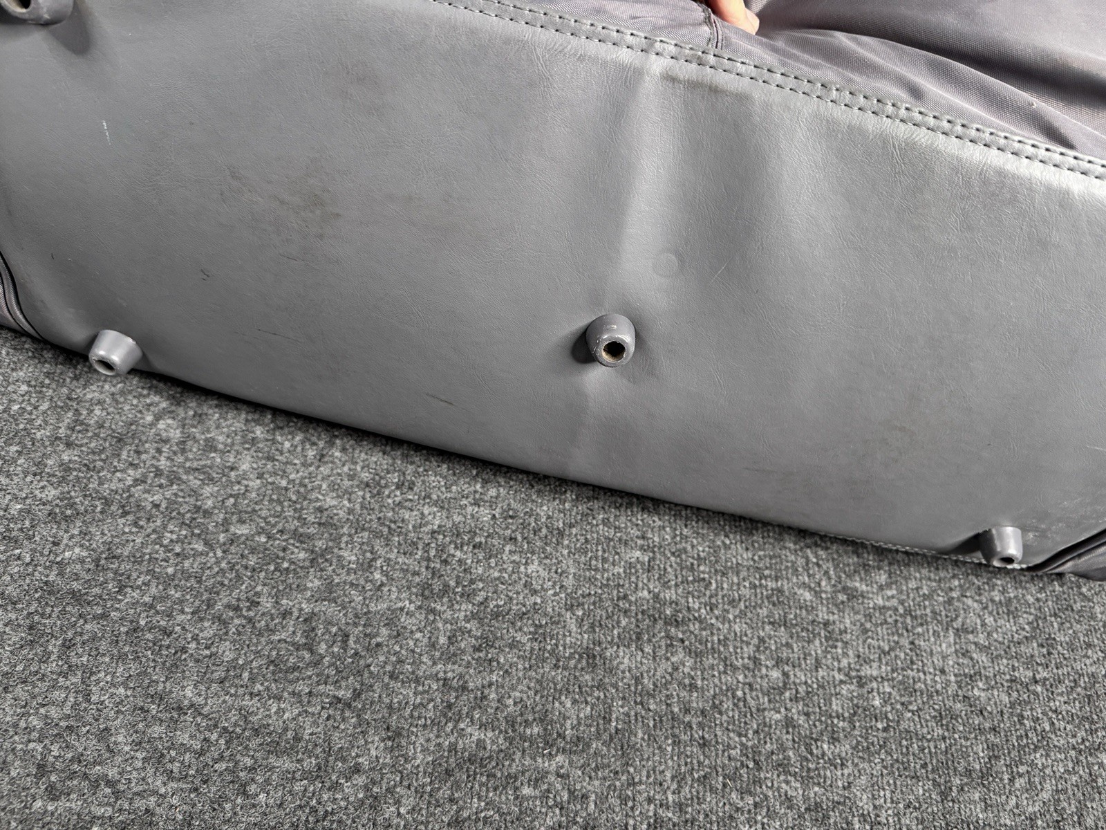 Vintage Members Only Duffel Crossbody Bag Suitcase Unisex Gray
