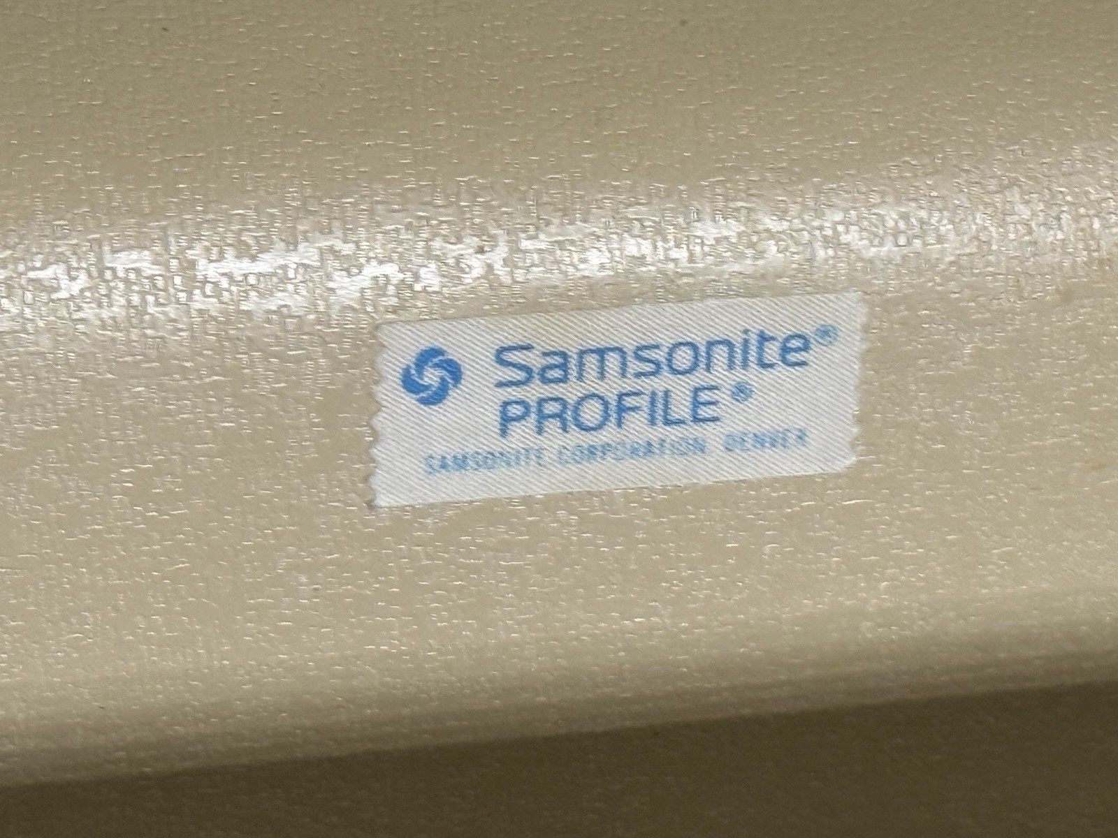 Samsonite Profile Vintage Brown Hard Shell Vanity Case Mirror Extra Compartments