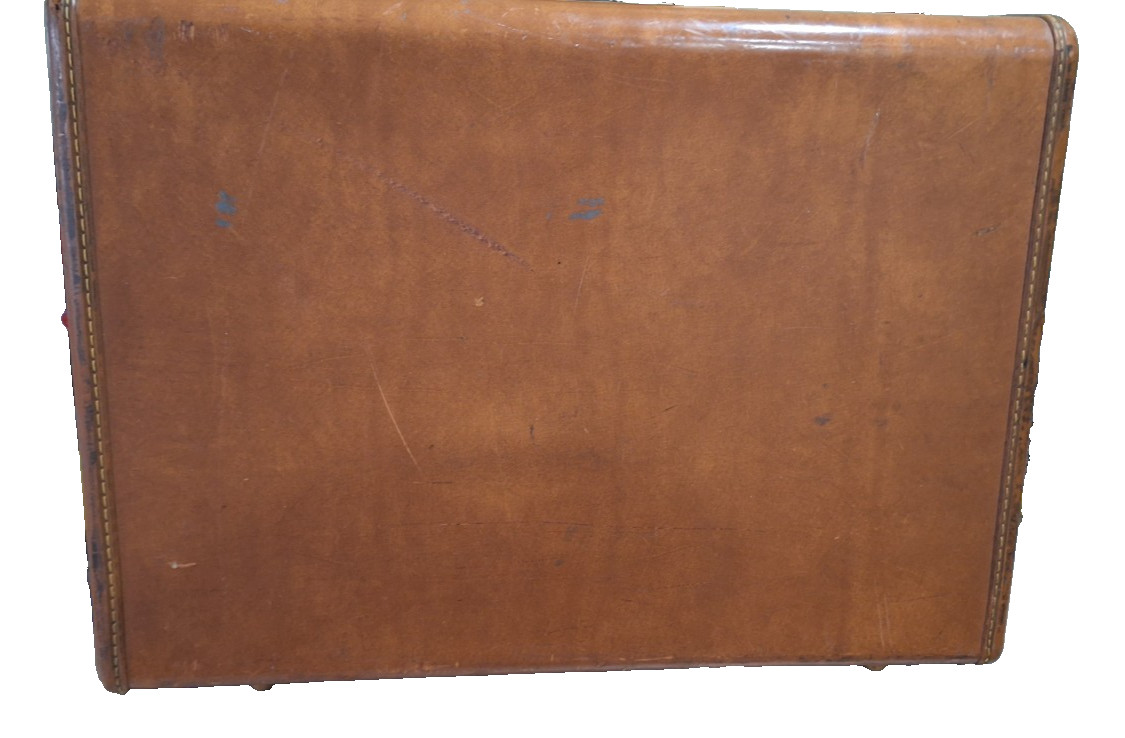 Vintage Samsonite Streamlite Hardside Suitcase 24x17x8 Brown MCM w/Key