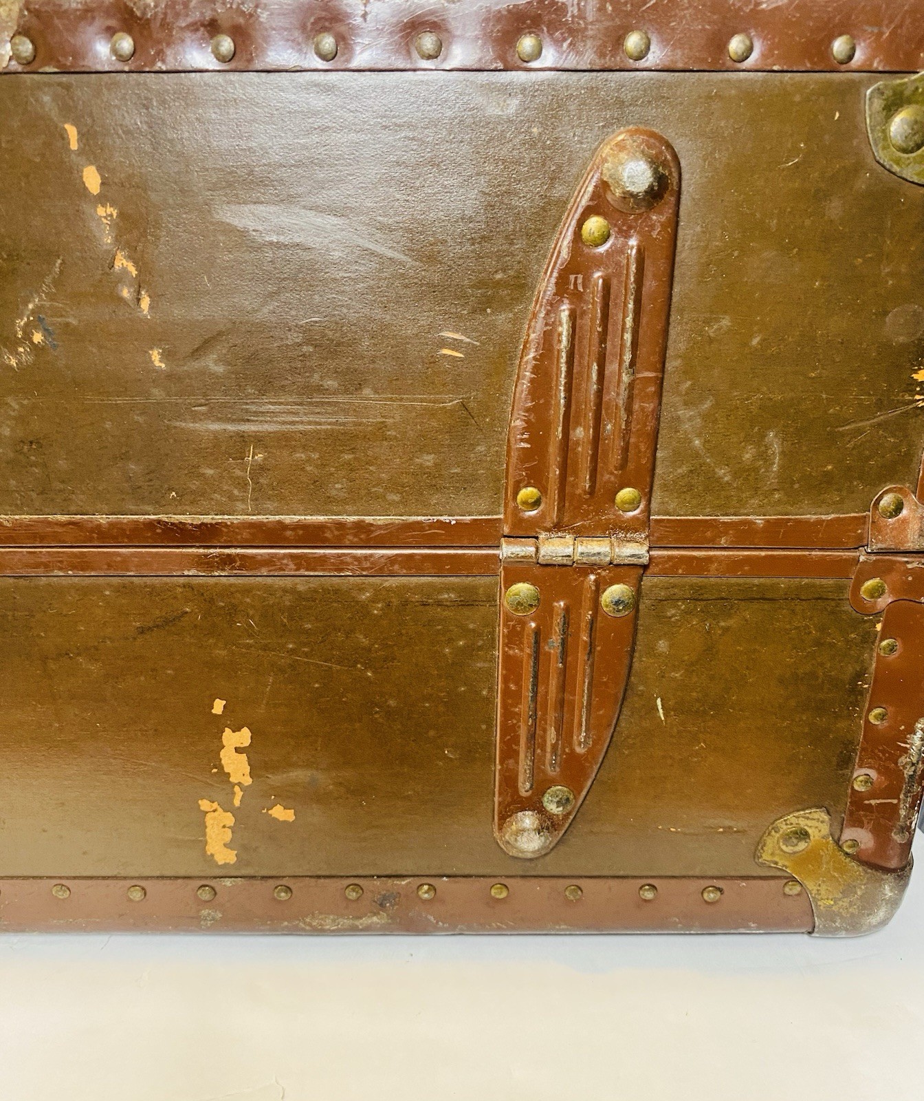 VINTAGE 1930S SAMSONITE SHWAYDER BROS INC DENVER DETROIT LUGGAGE SUITCASE RARE