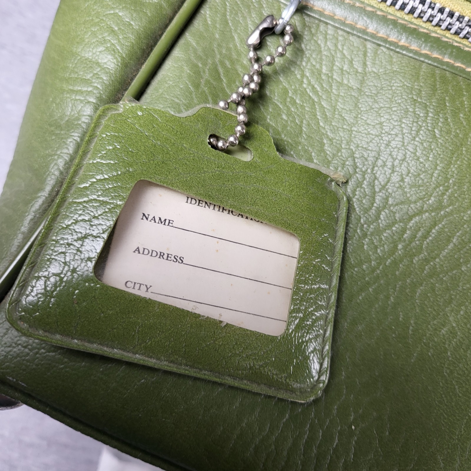 Vintage MCM Ventura Casual Travelware Carry-on Bag Avacado Olive Green Retro