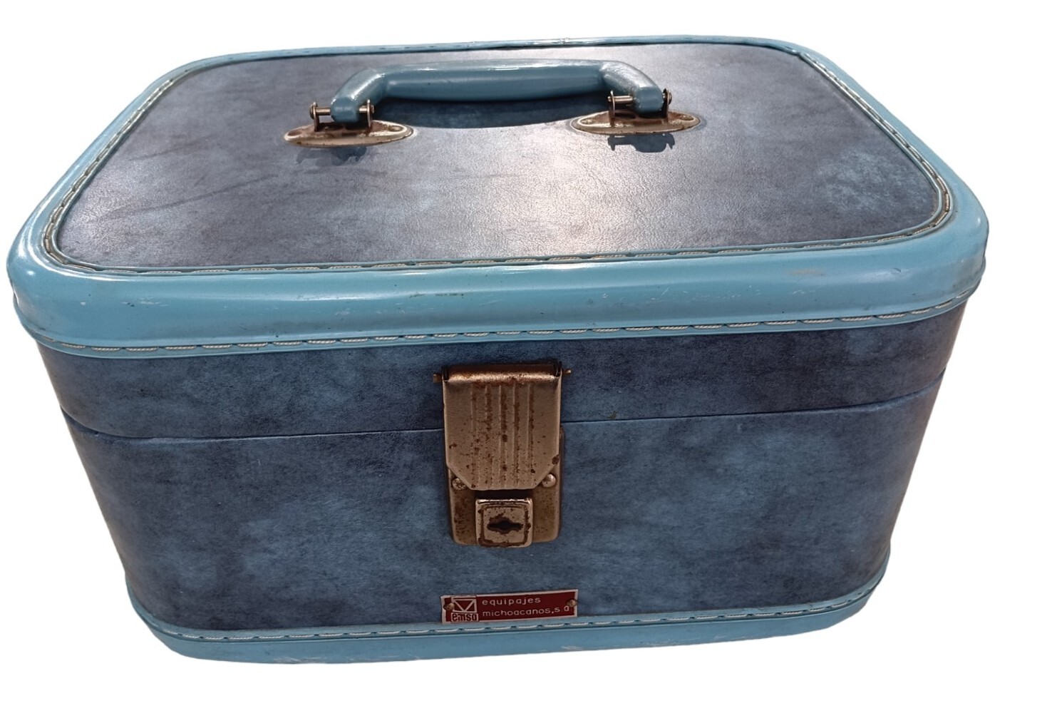 VTG 60S/70’s Emsa Equipajes Michoacano S.A Carry-on Make up Case Travel Suitcase