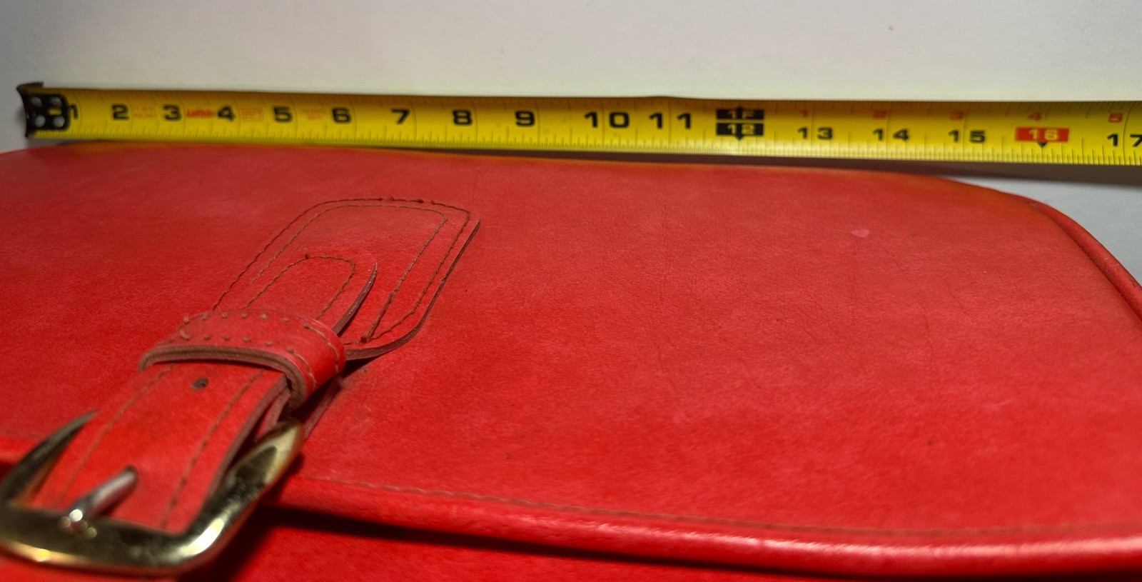 Vintage 1960s Royal Traveller Red Vinyl Overnight Travel Bag