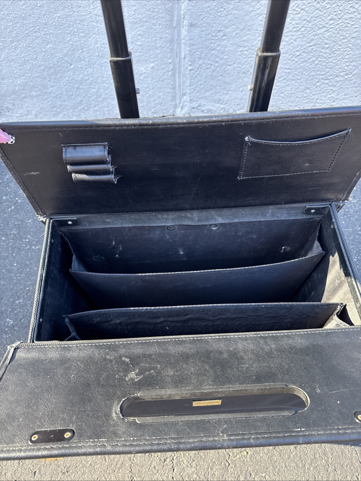 Vintage US Luggage Traveling Work, Briefcase Black With Locks