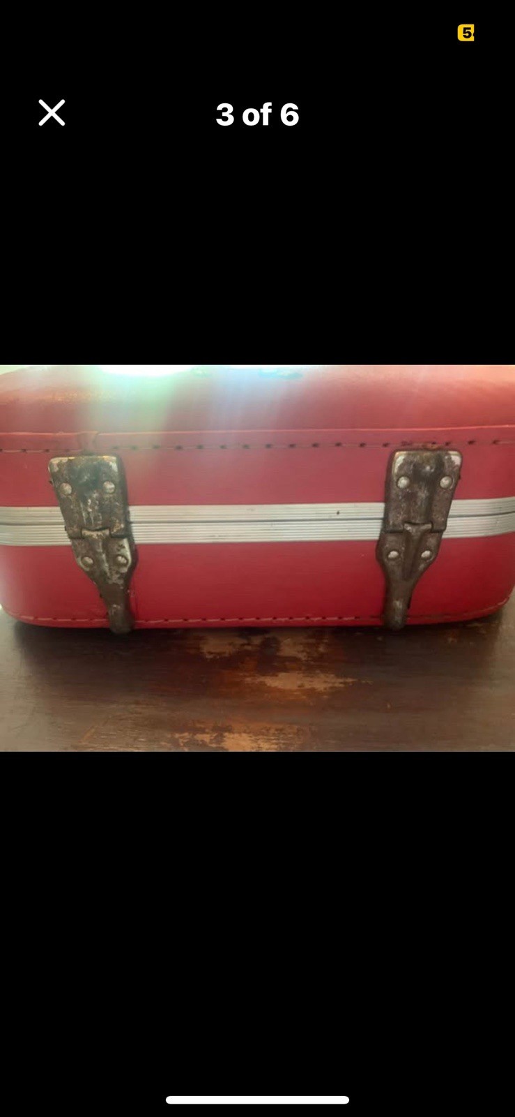 Vintage “ Going To Grandmas” Hard Shell Suitcase