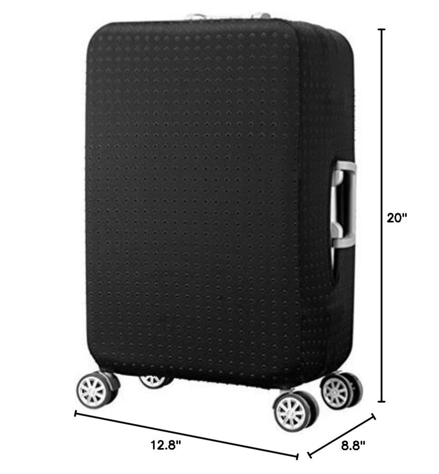 Travel Luggage Cover Protector, Washable Suitcase Protector Anti-scratch Span…