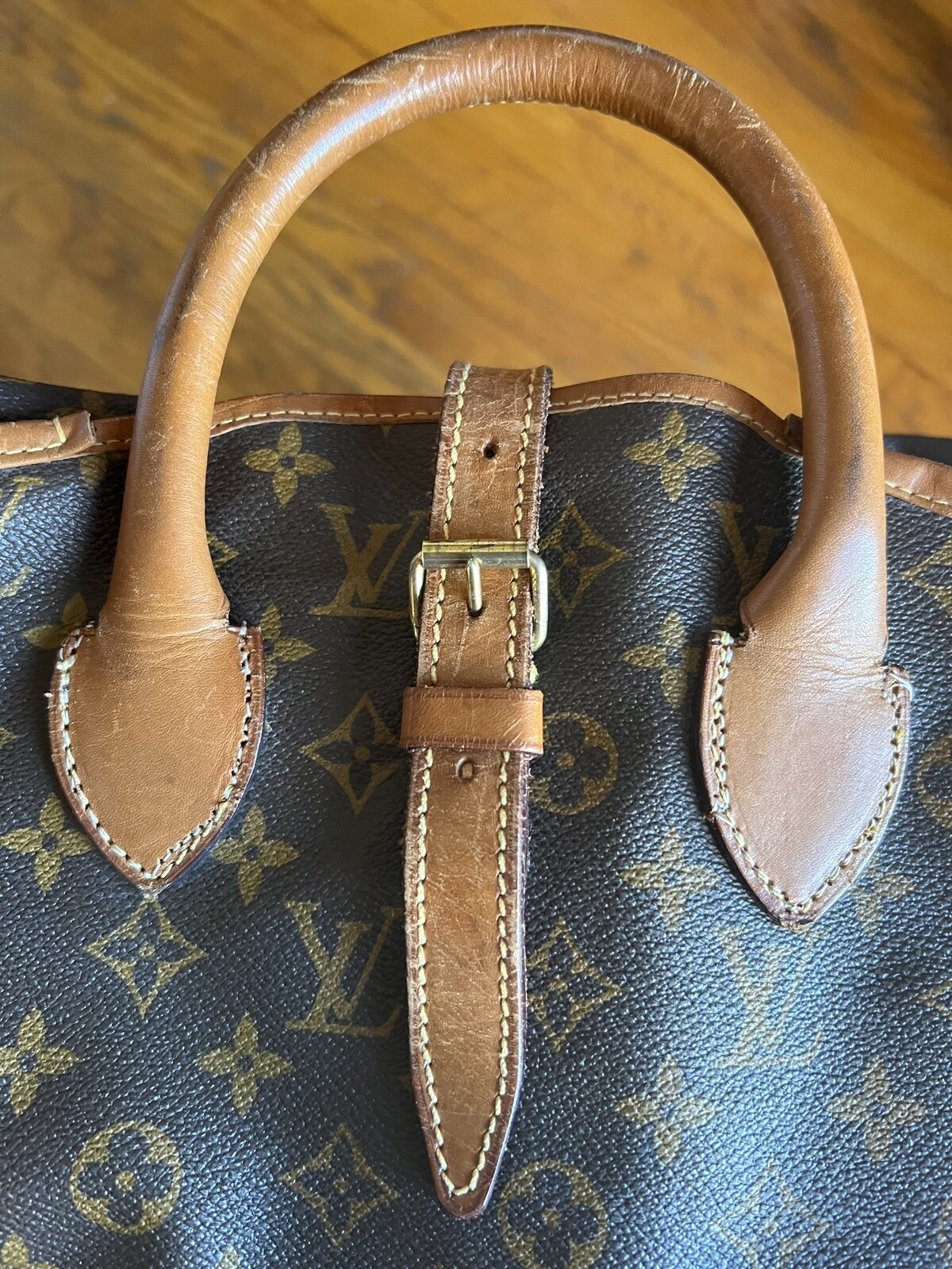 Louis Vuitton Vintage Large Folding Garment Bag Monogram Canvas Suitcase Luggage