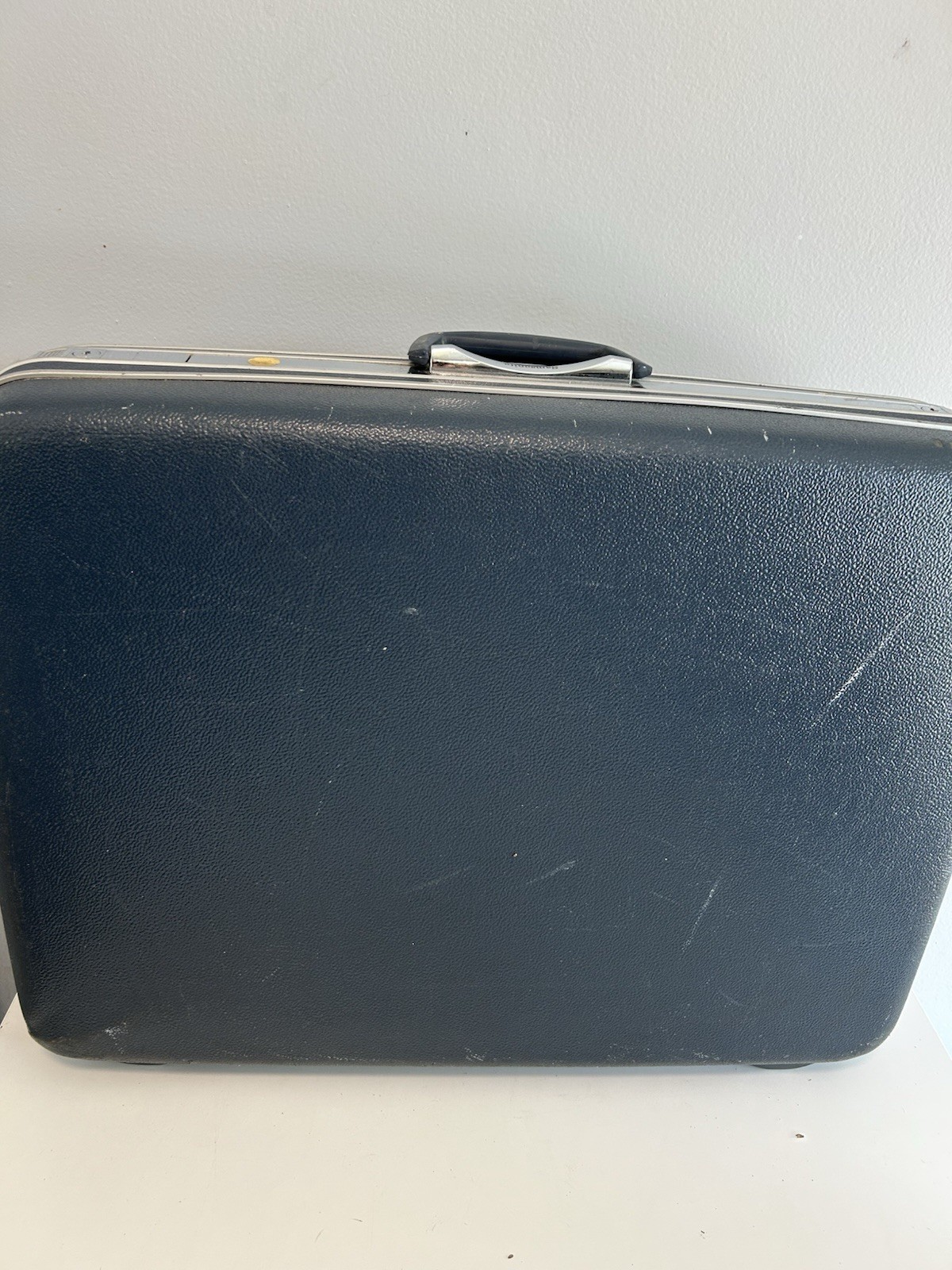 Vintage Luggage Suitcase Samsonite Silhouette Blue – 26 x 19 x 8