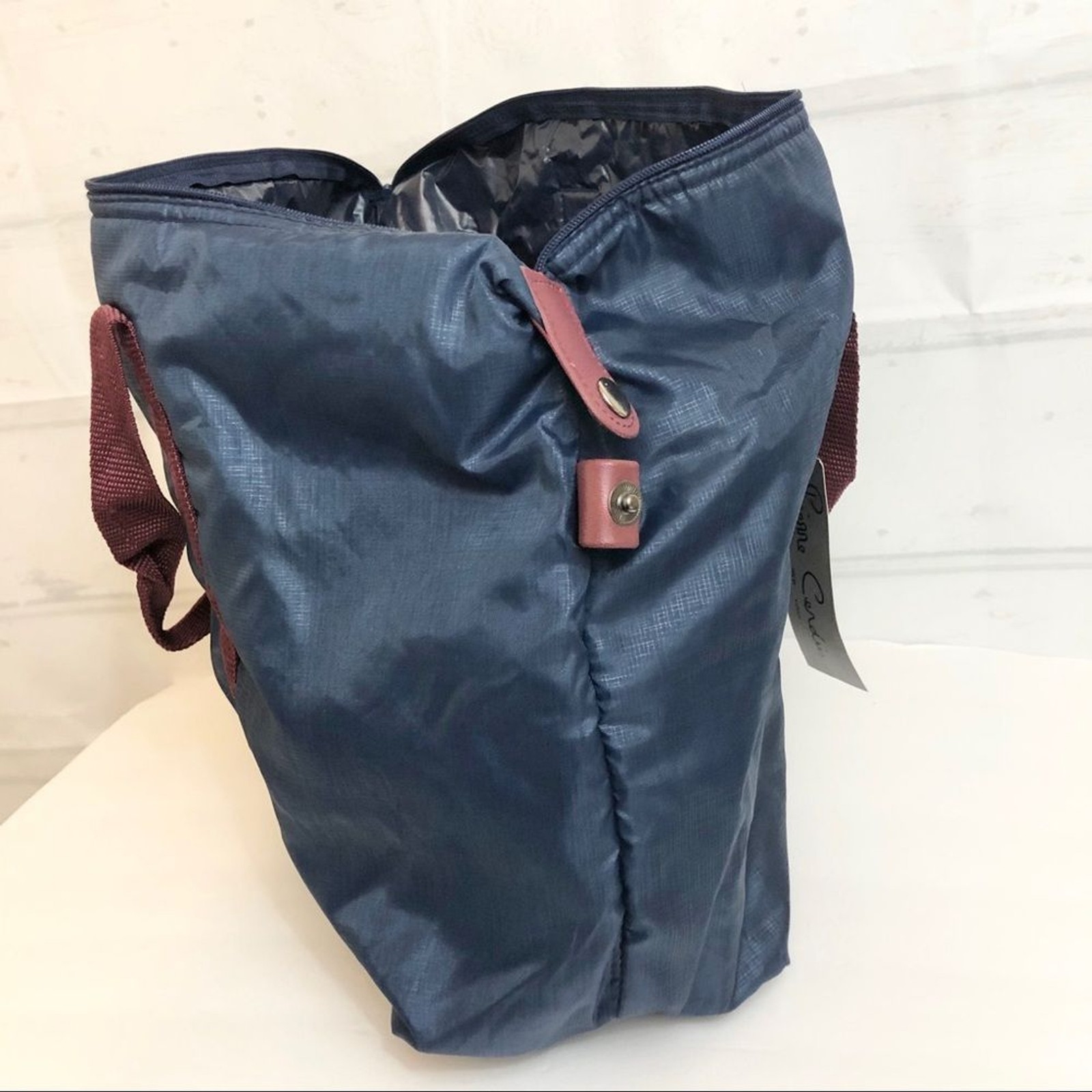 Pierre Cardin Paris New York Blue travel duffel Bag carry on multi-purpose bag