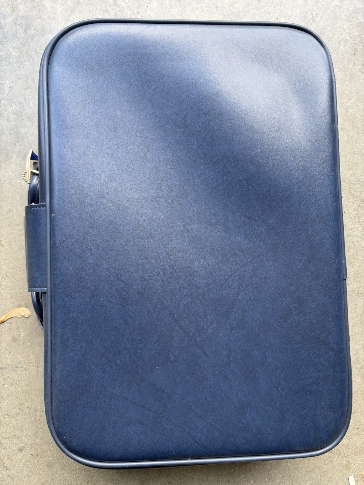 Vintage American Tourister Blue Luggage Set Faux Leather USA 1960-1970