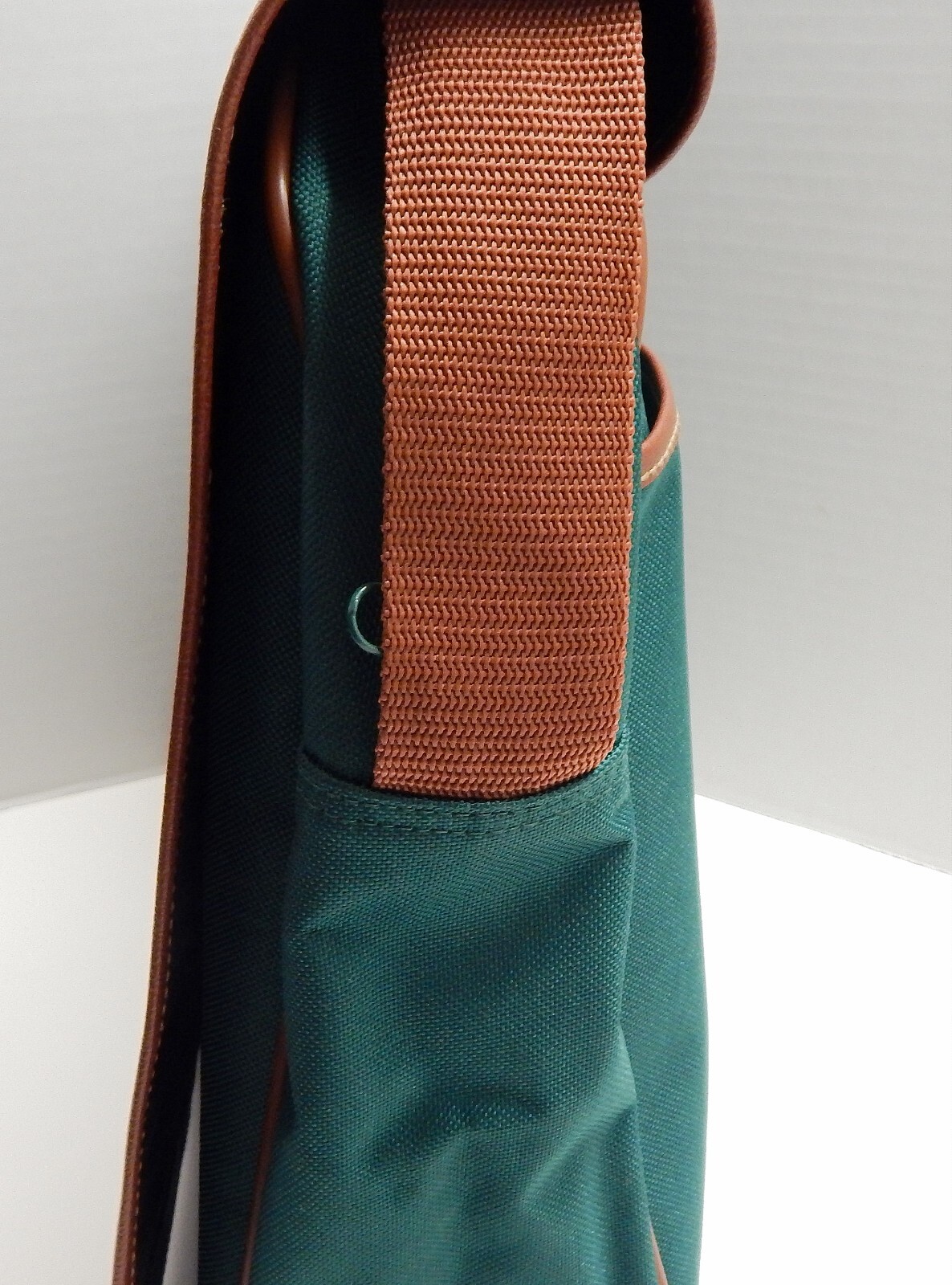 Ralph Lauren Polo Pony Large Green Canvas Carry On Messenger Laptop Bag