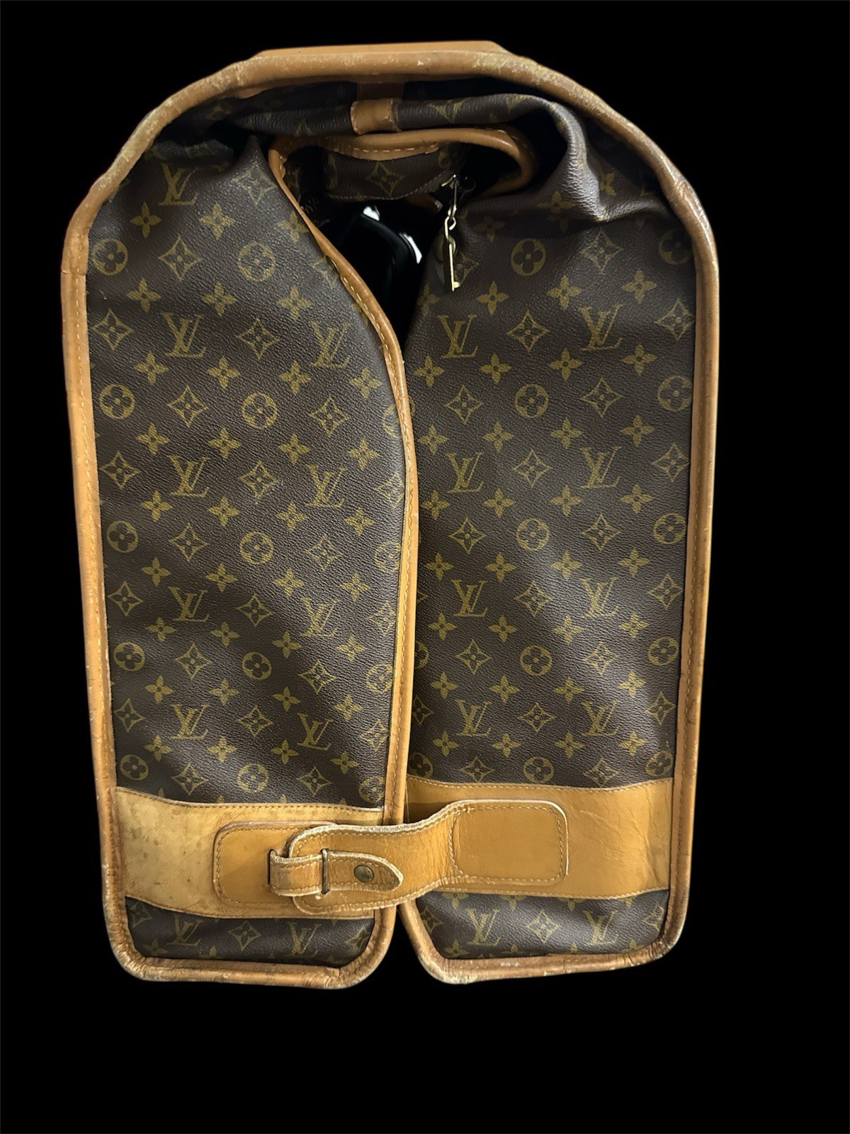 Vintage Louis Vuitton French Company Garment Bag –Monogram Canvas & Leather Trim