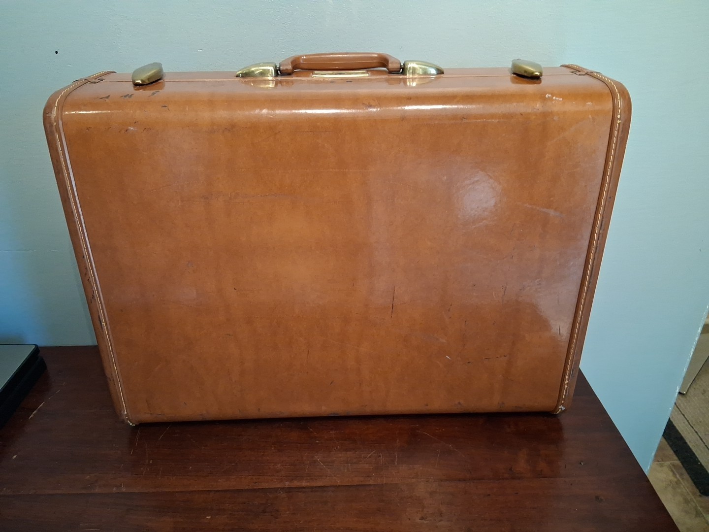 Samsonite Streamlite Style 4632 Suitcase Luggage Vintage 1940s 1950s **No Key