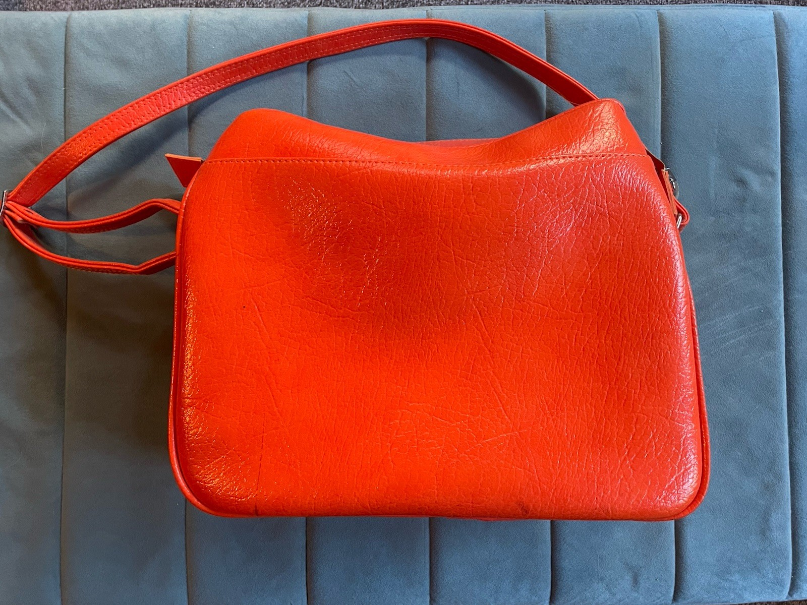 Amelia Earhart Vintage Orange Luggage