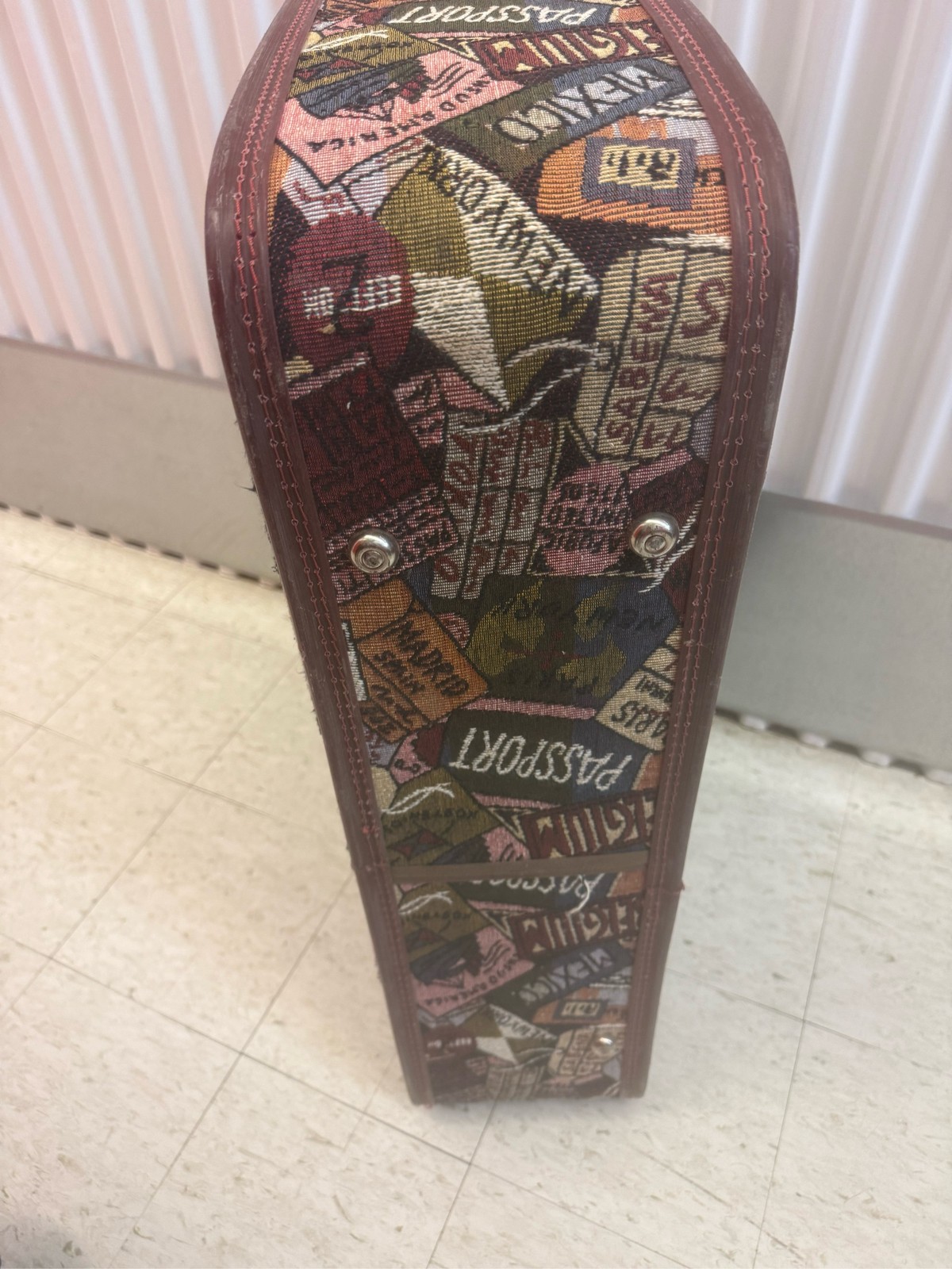 Pioneer Express Tapestry Travel Suitcase Luggage Passport Ticket Print