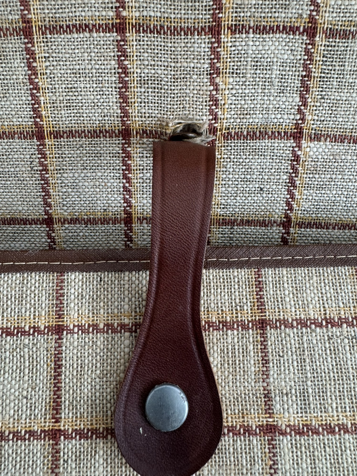 VTG Top Grain Cowhide Suitcase Crocodile Pattern ?