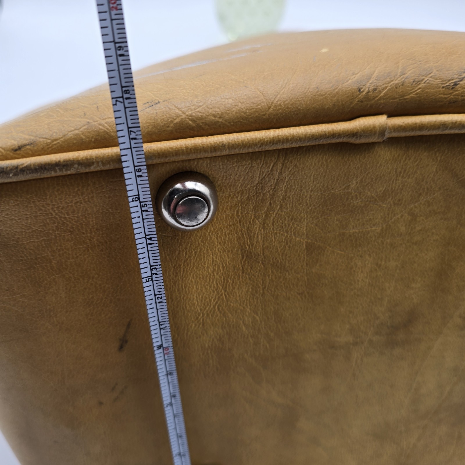 Vintage Leather Breifcase Mustard Yellow Carry On Messenger Bag Legal Samsonite