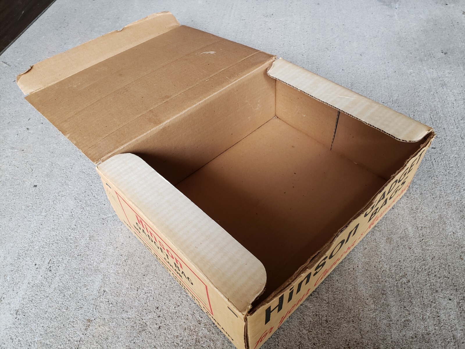 Vintage Original Hinson Garmet Bag Box Empty