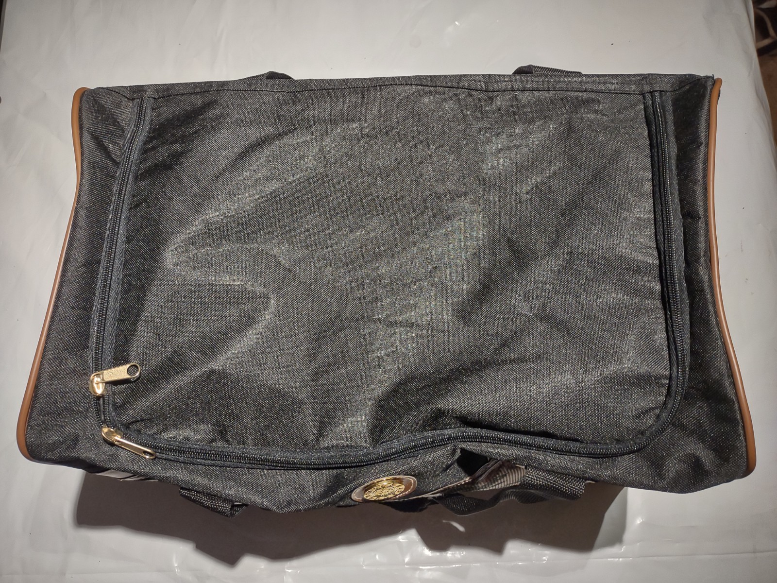 Vintage Floral Print Luigi Rossi Travel Bags 3-pc Set. Brand new
