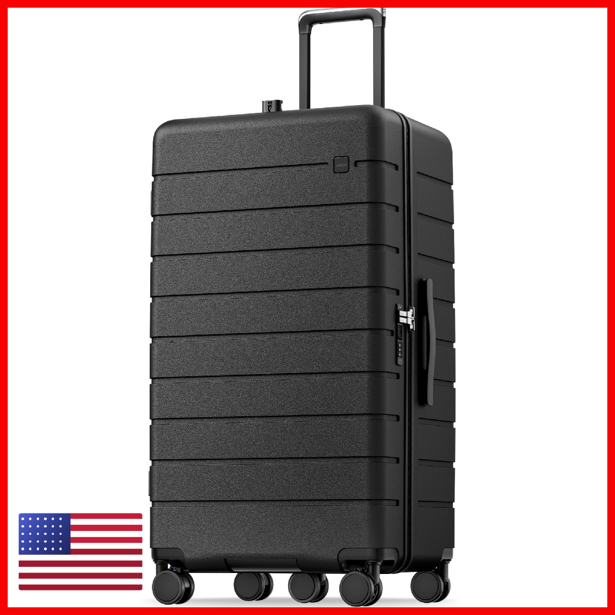 Luggex 30 Inch Trunk Luggage – Hup Polycarbonate Hardside Large Checked
