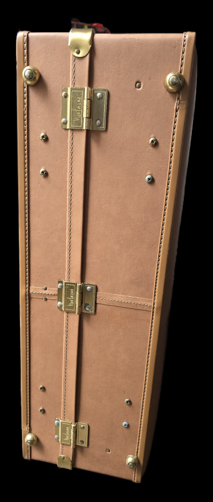 Vintage Mid-Century Modern Belting Harttman Luggage Suitcase