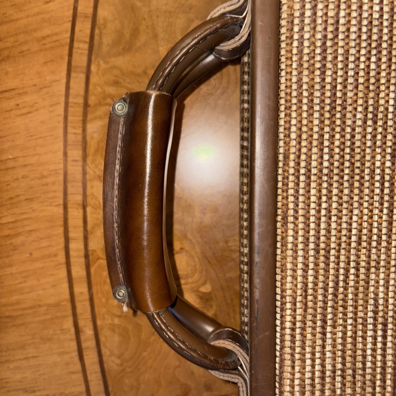 1920s Hartman Luggage Tweed And Leather Briefcase