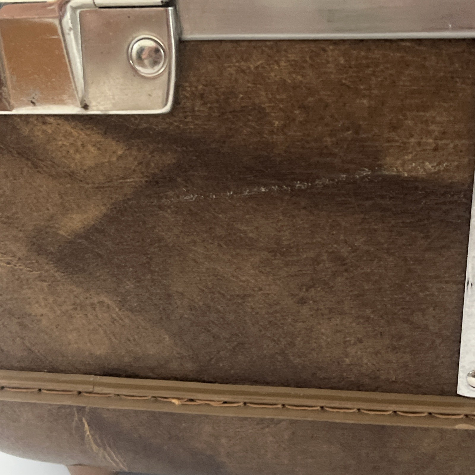 Vintage 60s American Tourister Train Case w Original Pieces Prop Makeup