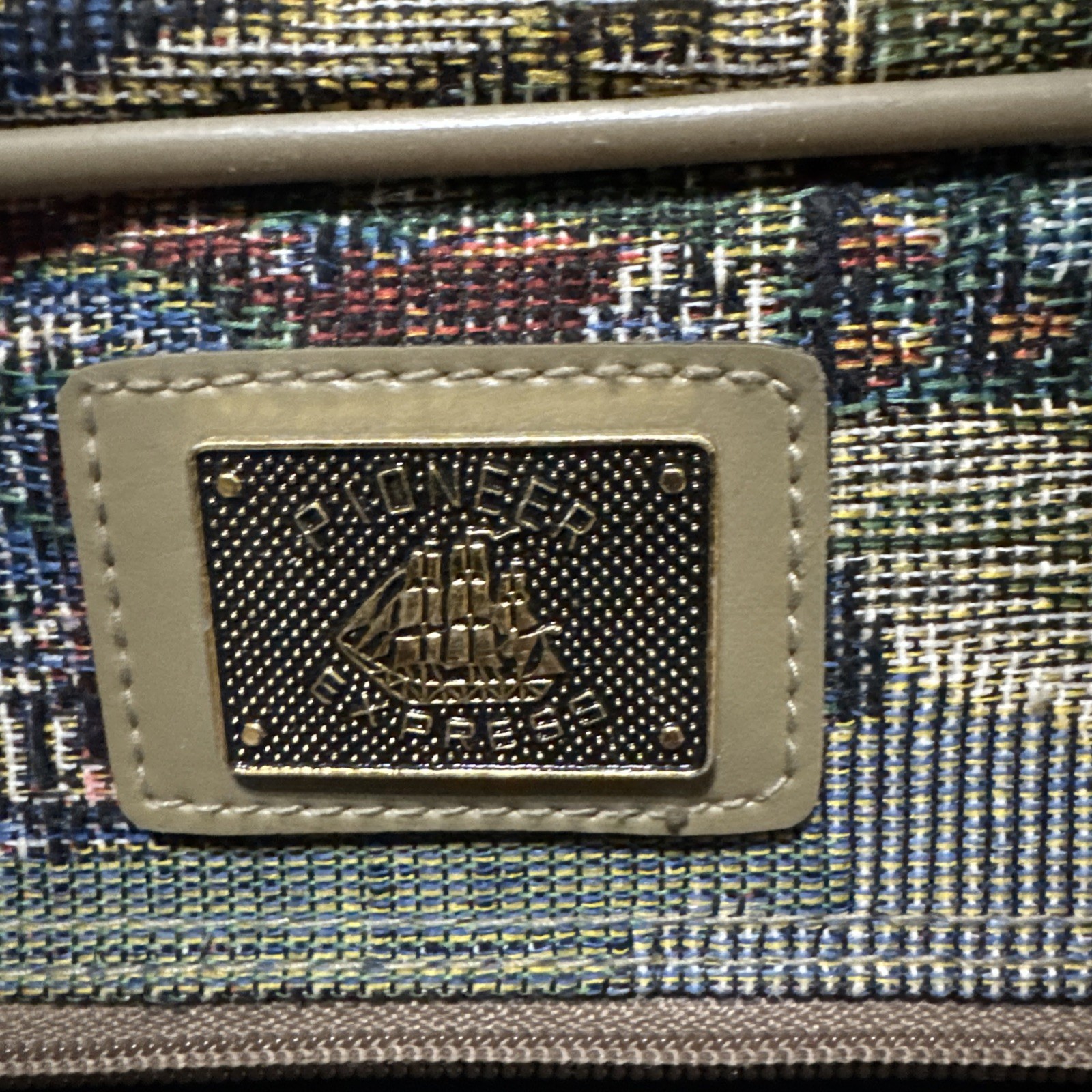 Vintage Pioneer Express Route 66 Tapestry Weekender Travel Carry on Luggage Bag